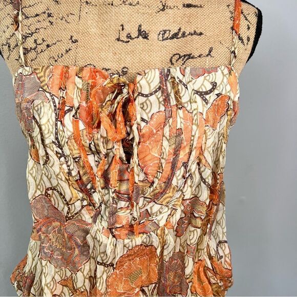 Sz S Soya Paris 100% Silk Floral Camisole $230 MSRP - Picture 8 of 10